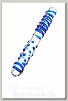 Фаллос стеклянный двусторонний Sexus Glass, 22 см