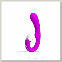 Вибромассажер с клиторальным ротатором PrettyLove Magic Tongue